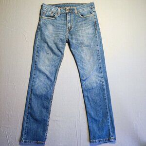 Levi's 511 jeans  men's size 30X30 denim blue hard washed
